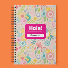 Cargar imagen en el visor de la galería, Libreta Flores 2 Tamaño Carta