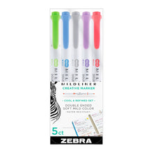 Cargar imagen en el visor de la galería, Marcadores doble punta Mildliners colores cálidos 5 piezas