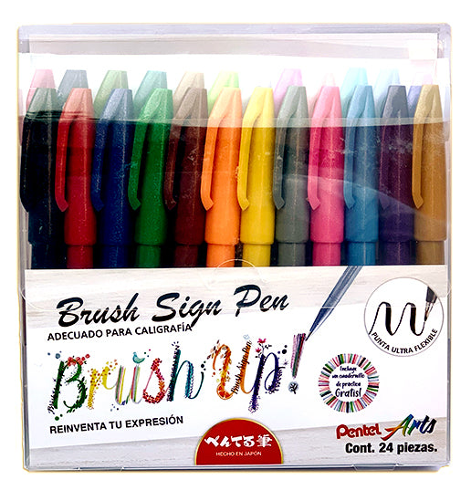 Brush Sign Pen 24 piezas