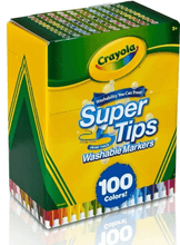 Cargar imagen en el visor de la galería, Super Tips Crayola 100 piezas
