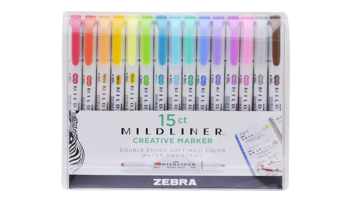 Mildliner Zebra 25 colores