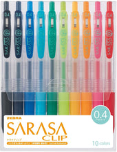 Cargar imagen en el visor de la galería, Zebra Sarasa Clip Extra Fino 4mm paquete de 10

