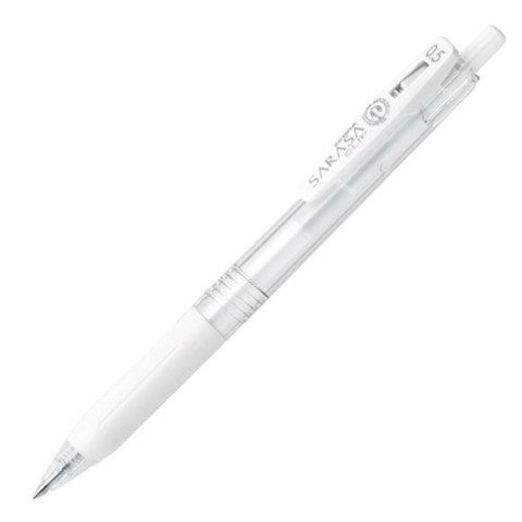 Zebra Sarasa Clip Tinta Gel Blanca Extra Fino .5mm